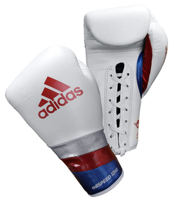 ADIDAS ADISPEED LACE UP BOXING GLOVES