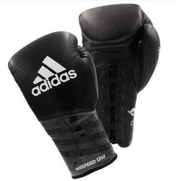 ADIDAS ADISPEED BOXING LACE UP SPARRING GLOVES
