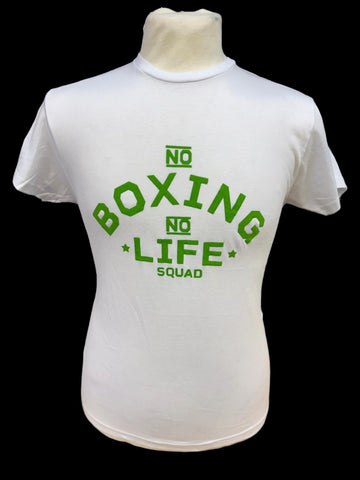 OFFICIAL NO BOXING NO LIFE - T SHIRT WHITE/GREEN