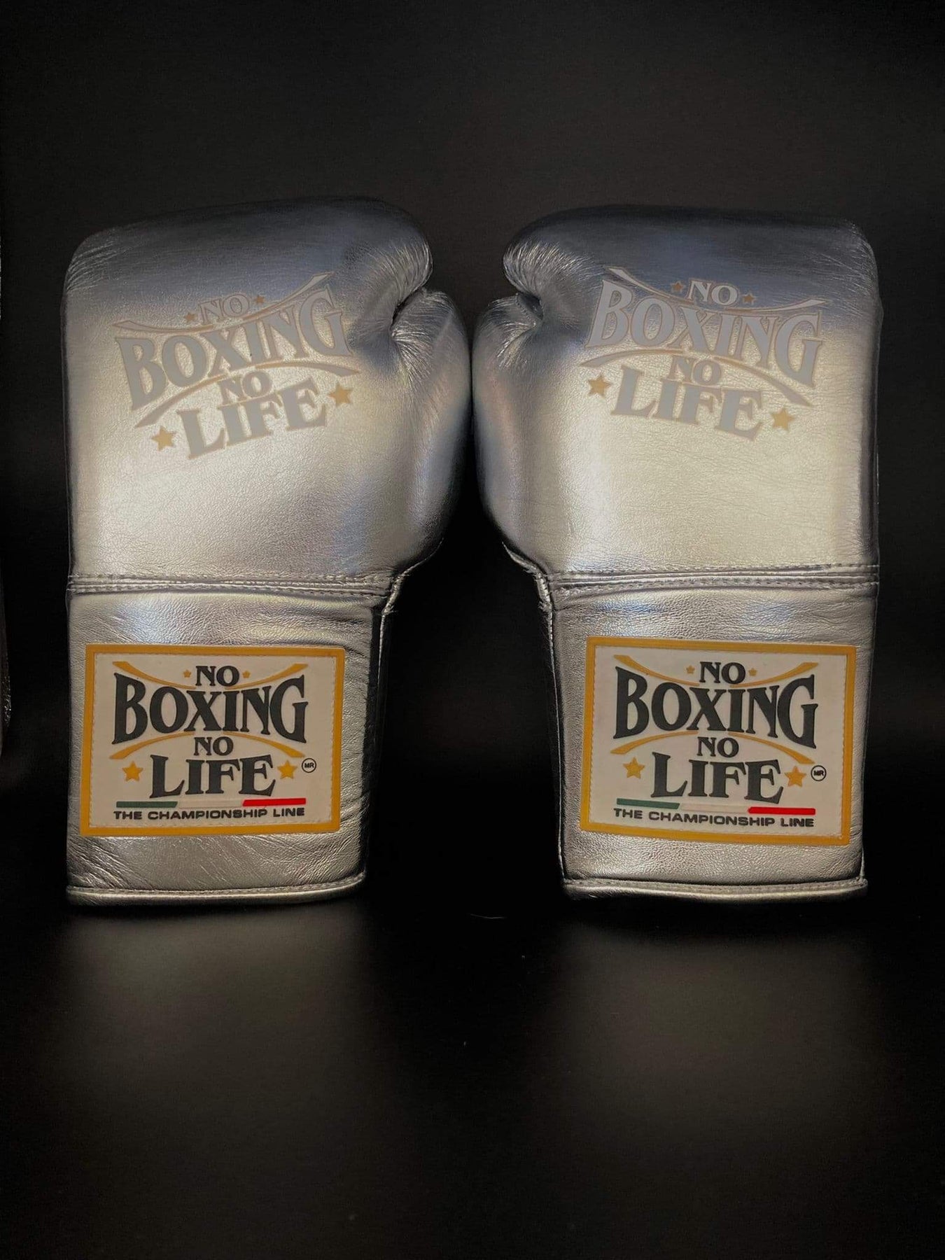 NO BOXING NO LIFE PRO LACE UP SPARRING GLOVE CHAMPIONSHIP LINE