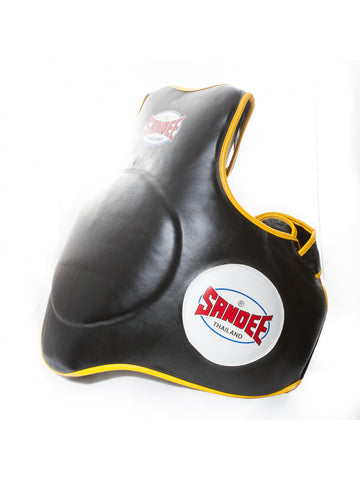 Sandee Leather Black & Yellow Full Body Pad